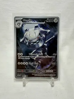 Pokemon TCG Card Steelix 150/132 Mega Evolutions Illustration Rare - NM - Image 1