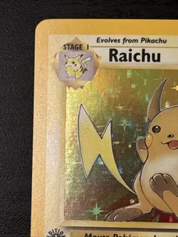 Raichu 1st edition Fossil Holo 14/62 1st Ed Fossil Holo Pokemon Card Nm - Image 2
