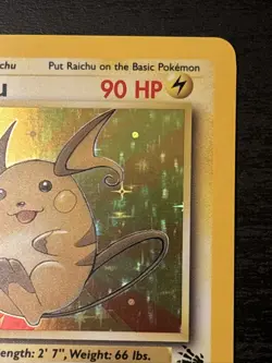 Raichu 1st edition Fossil Holo 14/62 1st Ed Fossil Holo Pokemon Card Nm - Image 3