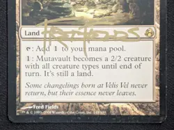 MTG Mutavault- Signed -Morningtide Magic the Gathering Card # 148 - Image 4