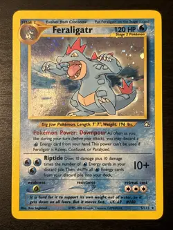 Feraligatr 5/111 Holo Rare Neo Genesis Set Pokemon Card wotc Rare Holo Lp+ - Image 1