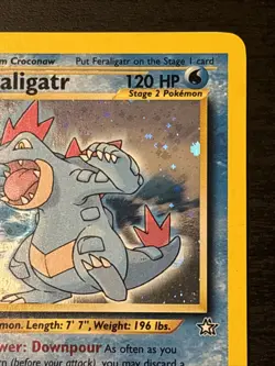 Feraligatr 5/111 Holo Rare Neo Genesis Set Pokemon Card wotc Rare Holo Lp+ - Image 3