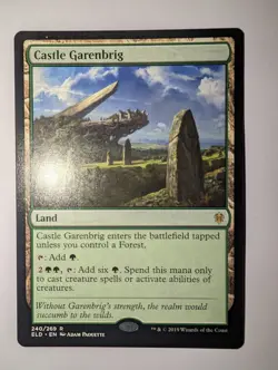 Magic the Gathering Castle Garenbrig Throne of Eldraine Regular NM Card - Image 1