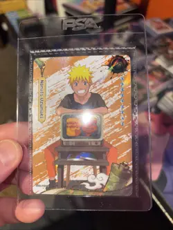 PSA Magazine Kayou NARUTO Uzumaki Promo Card NRSA-PR-003 Foil Holo Exclusive - Image 1