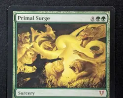 MTG Primal Surge- DAMAGED -Avacyn Restored Magic the Gathering Card # 189 - Image 3