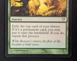 MTG Primal Surge- DAMAGED -Avacyn Restored Magic the Gathering Card # 189 - Image 4