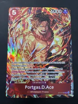 Portgas.D.Ace (Illustration Box Vol.5) ST15-005 One Piece Promotion Cards Foil - Image 1