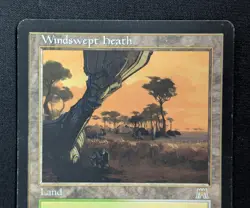 MTG Windswept Heath- DAMAGED -Onslaught Magic the Gathering Card # 328 - Image 3