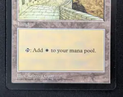 MTG Plains (Clear) (China)- DAMAGED -APAC Promo Magic the Gathering Card # 14 - Image 4