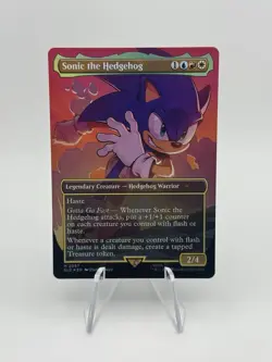 FOIL Secret Lair x Sonic - MTG - Sonic the Hedgehog #2087 NM - SHIPS NOW - Image 1