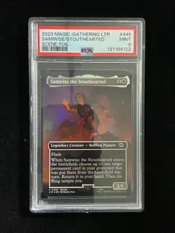 2023 Magic the Gathering MTG Scene Foil #449 Samwise Stouthearted PSA 9 -TJ68 - Image 1