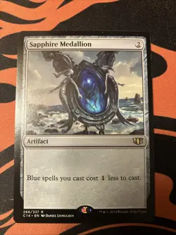 1x MTG Sapphire Medallion - Commander 2014 (C14) #266 - Magic the Gathering - Image 1