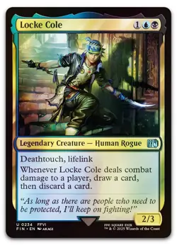 Locke Cole #234 (Foil) (NM) Final Fantasy FIN Magic MTG - Image 1