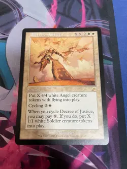 MTG - DECREE OF JUSTICE - RARE - SCOURGE - LP - Image 1