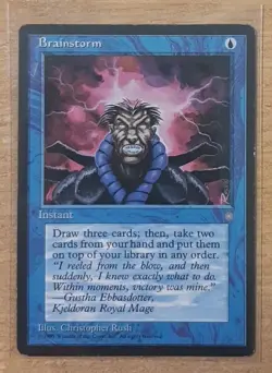 1995 MAGIC THE GATHERING ICE AGE BRAINSTORM TD25 - Image 1