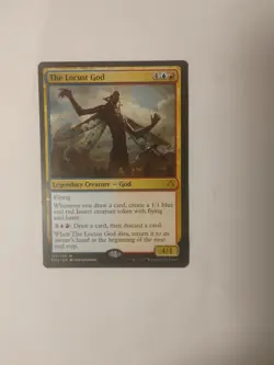 MTG Magic the Gathering The Locust God (139/233) Hour of Devastation LP - Image 2