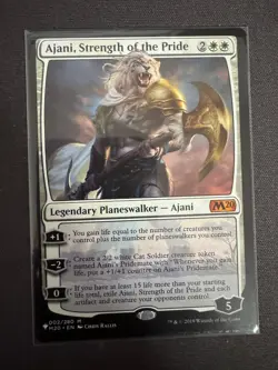 Ajani Strength Of The Pride - MTG NM Core 2020 - Image 1