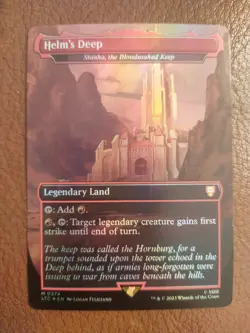 Helm's Deep / Shinka, the Bloodsoaked Keep *FOIL* [LTC] The Lord of the Rings - Image 1