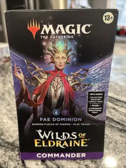 MAGIC THE GATHERING COMMANDER DECK FAE DOMINION WILD OF ELDRAINE. BRAND NEW - Image 1
