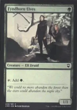 Fyndhorn Elves - Commander Legends: #228, Magic: The Gathering Lp C283 - Image 1
