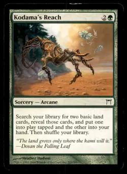 MTG Kodama's Reach LP Light Play Champions of Kamigawa [4911] - Image 1