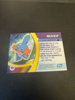 Mudkip Pokemon Topps 2004 Advanced Challenge 49 - Image 3
