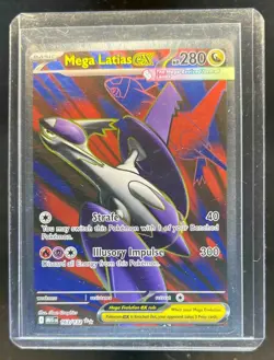 2025 Pokemon Mega Evolution MEG EN Latias ex Ultra Rare #163/132 - Image 1