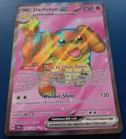 Pokemon - Dachsbun ex 160/142 - SV Stellar Crown - Full Art Textured - NM - Image 2
