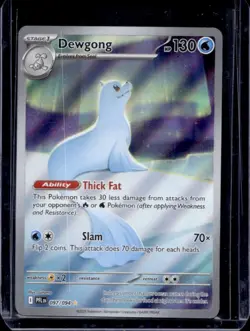 2025 Pokemon Phantasmal Flames PFL EN Dewgong Illustration Rare #097/094 - Image 1
