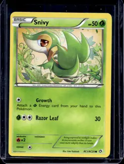 2013 Pokemon Black & White Legendary Treasures Snivy Radiant Collection #RC01 - Image 1