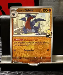 Pokemon TCG Cynthia's Gabite 103/182 Sv10: Destined Rivals Reverse Holo - Image 2