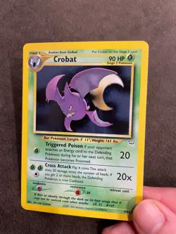 Crobat Holo Rare Neo Revelation 04/64 Pokemon TCG LP - Image 3