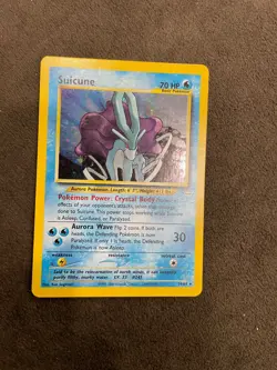 Suicune 14/64 Neo Revelation Unlimited Holo Rare Card WOTC LP - Image 1