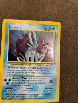Suicune 14/64 Neo Revelation Unlimited Holo Rare Card WOTC LP - Image 2