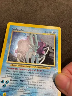 Suicune 14/64 Neo Revelation Unlimited Holo Rare Card WOTC LP - Image 3