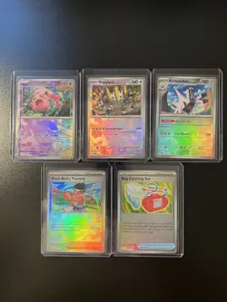 Pokemon TCG Prismatic Evolutions Poke Ball - 5 Card Lot - Image 1