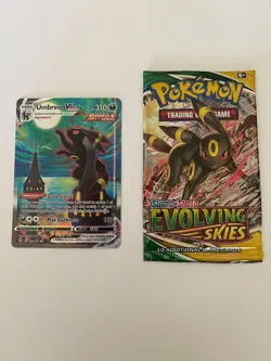 2021 Pokemon Sword & Shield Evolving Skies #215 UMBREON Vmax FA Secret Rare - Image 3