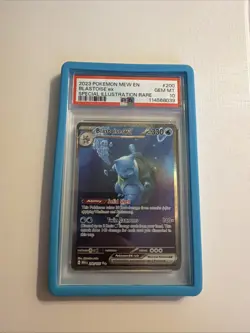 2023 Pokemon Mew En-151 Blastoise EX #200 Special Illustration Rare PSA 10 Gem M - Image 1