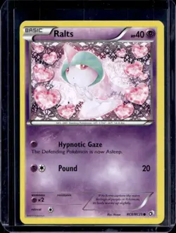 2013 Pokemon Black & White Legendary Treasures Ralts Radiant Collection #RC08 - Image 1
