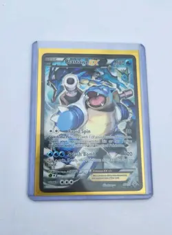 Pokemon TCG Blastoise EX XY122 Full Art Black Star Promo - Image 1