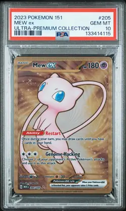 2023 POKEMON 151 ULTRA-PREMIUM COLLECTION #205 MEW EX PSA 10 - Image 1