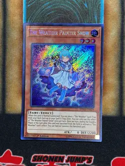 Yugioh The Weather Painter Snow SPWA-EN029 Secret Rare 1st Ed MP - Image 1