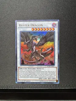Yugioh! Buster Dragon BOSH-EN052 Breakers of Shadow-1st Edition - Image 4