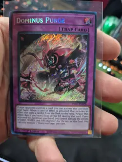 Yu-Gi-Oh! Dominus Purge INFO-EN078 Secret Rare 1st Ed Near Mint Condition x2 - Image 4