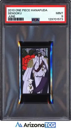 One Piece 2010 Sengoku June One Piece Hanafuda PSA 9 - Image 1