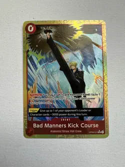 One Piece TCG Bad Manners Kick Course Alternate Art OP04-016 PRB-02 English - Image 1