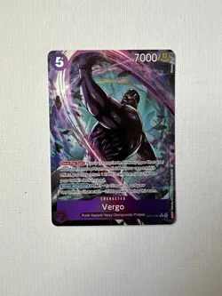 One Piece TCG Vergo Alternate Art OP14-061 English The Azure Sea’s Seven - Image 1