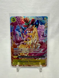 CHARLOTTE PEROSPERO - One Piece OP03-113 - AA Alt Art Super Rare SR - PRB01 - Image 1