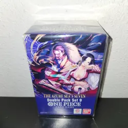 2025 One Piece TCG The Azure Sea's Seven Double Pack Box Set 9, Factory Sealed - Image 1