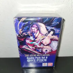 2025 One Piece TCG The Azure Sea's Seven Double Pack Box Set 9, Factory Sealed - Image 2